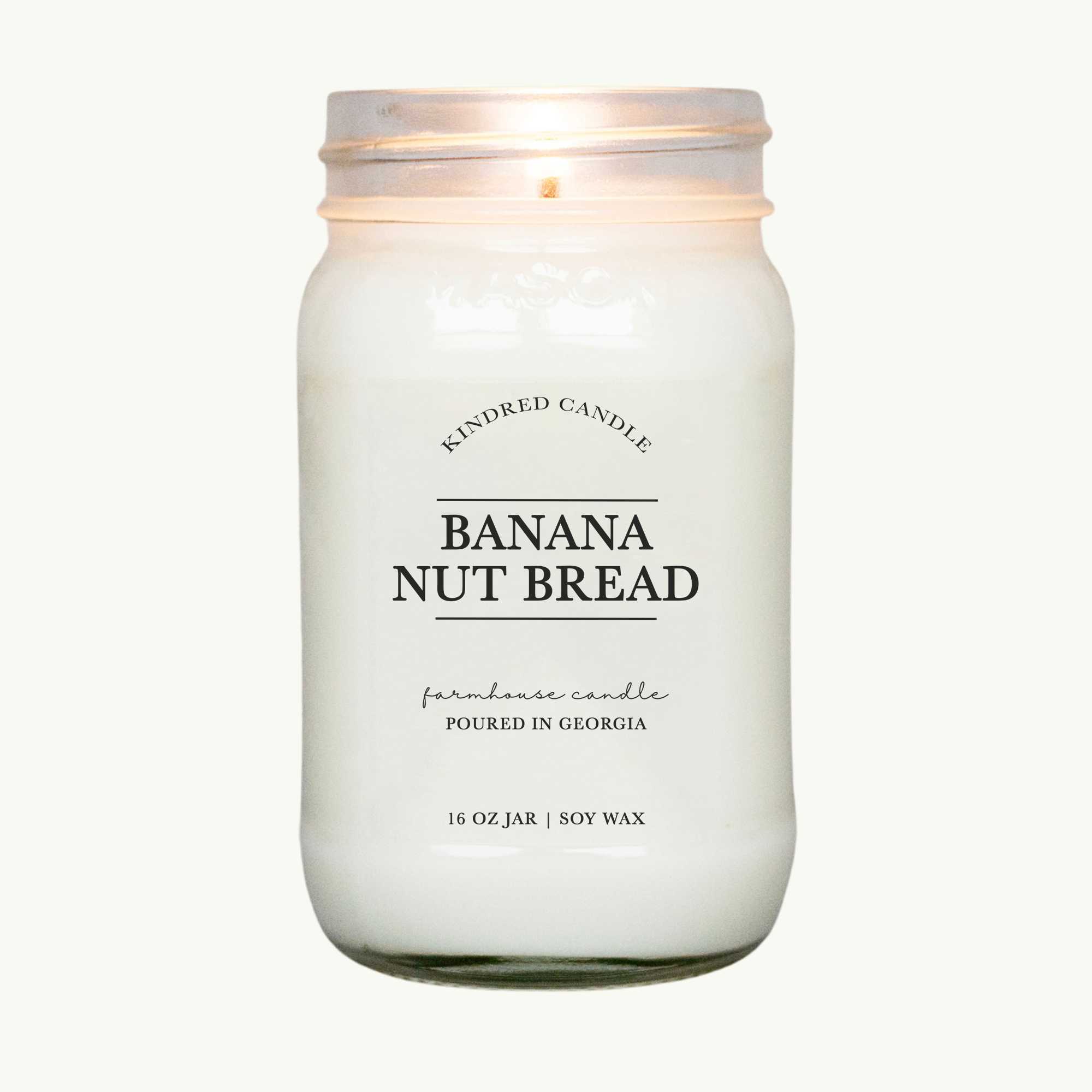 Banana Nut Bread – Sweet Bakery Soy Candle | Kindred Candle