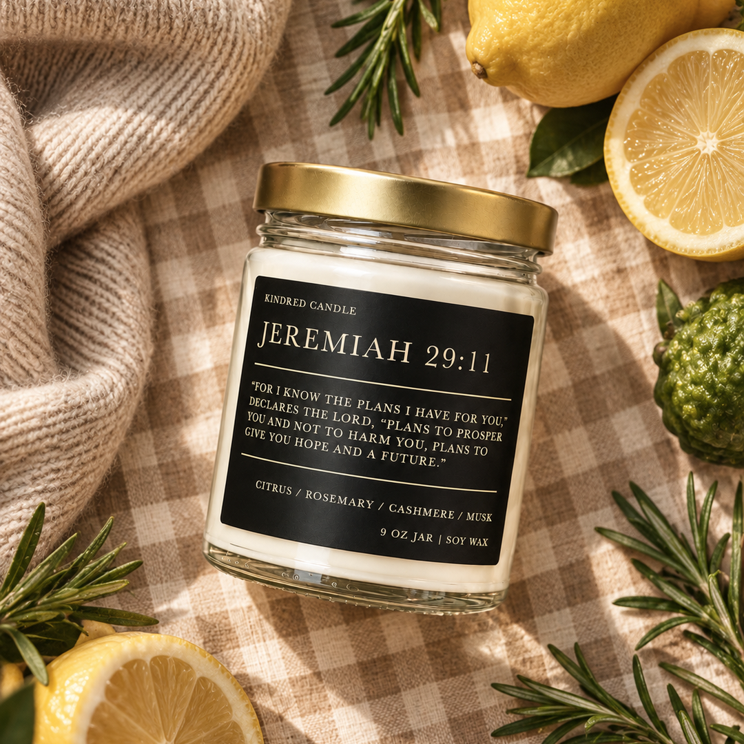 Jeremiah 29:11 Scripture Candle