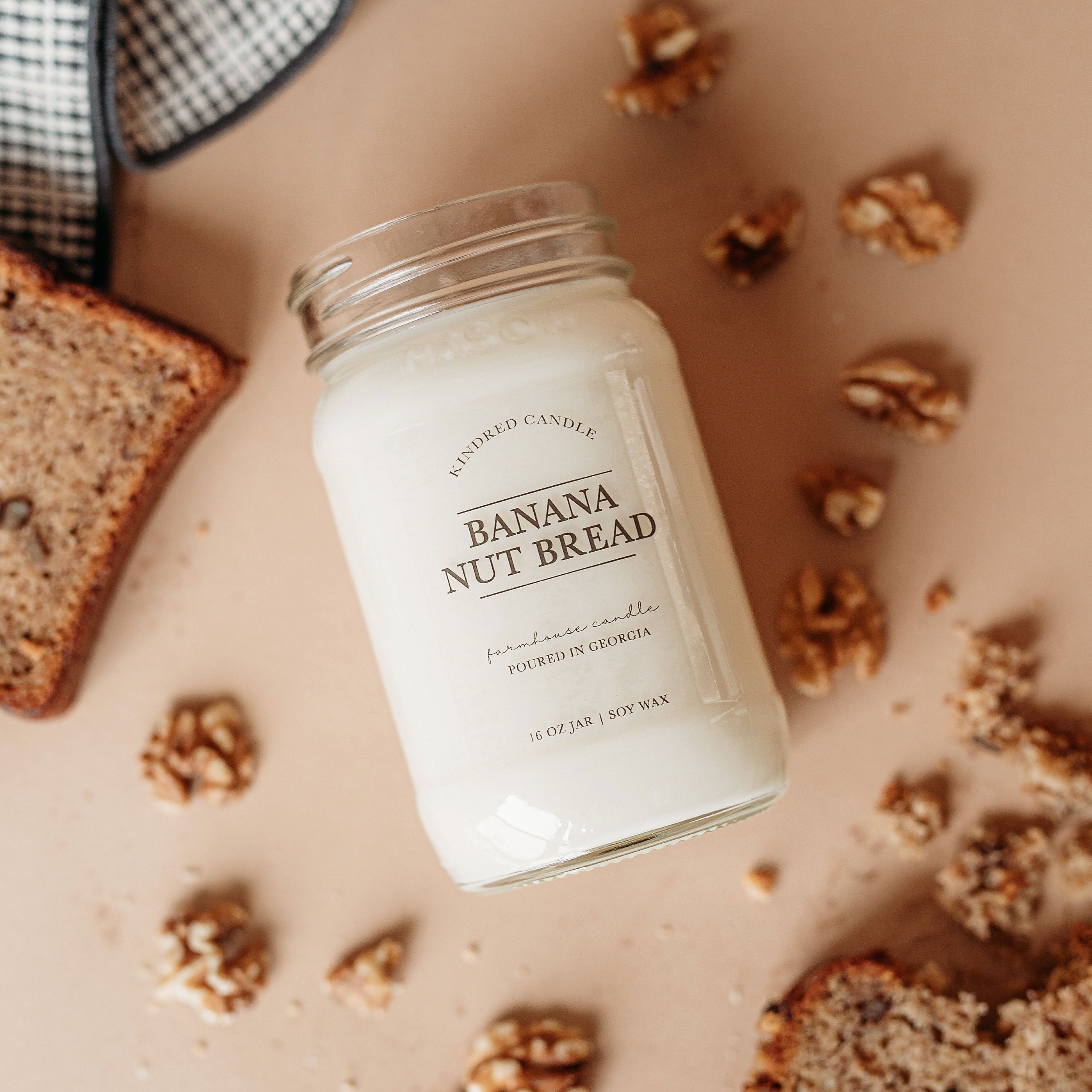Banana Nut Bread – Sweet Bakery Soy Candle | Kindred Candle
