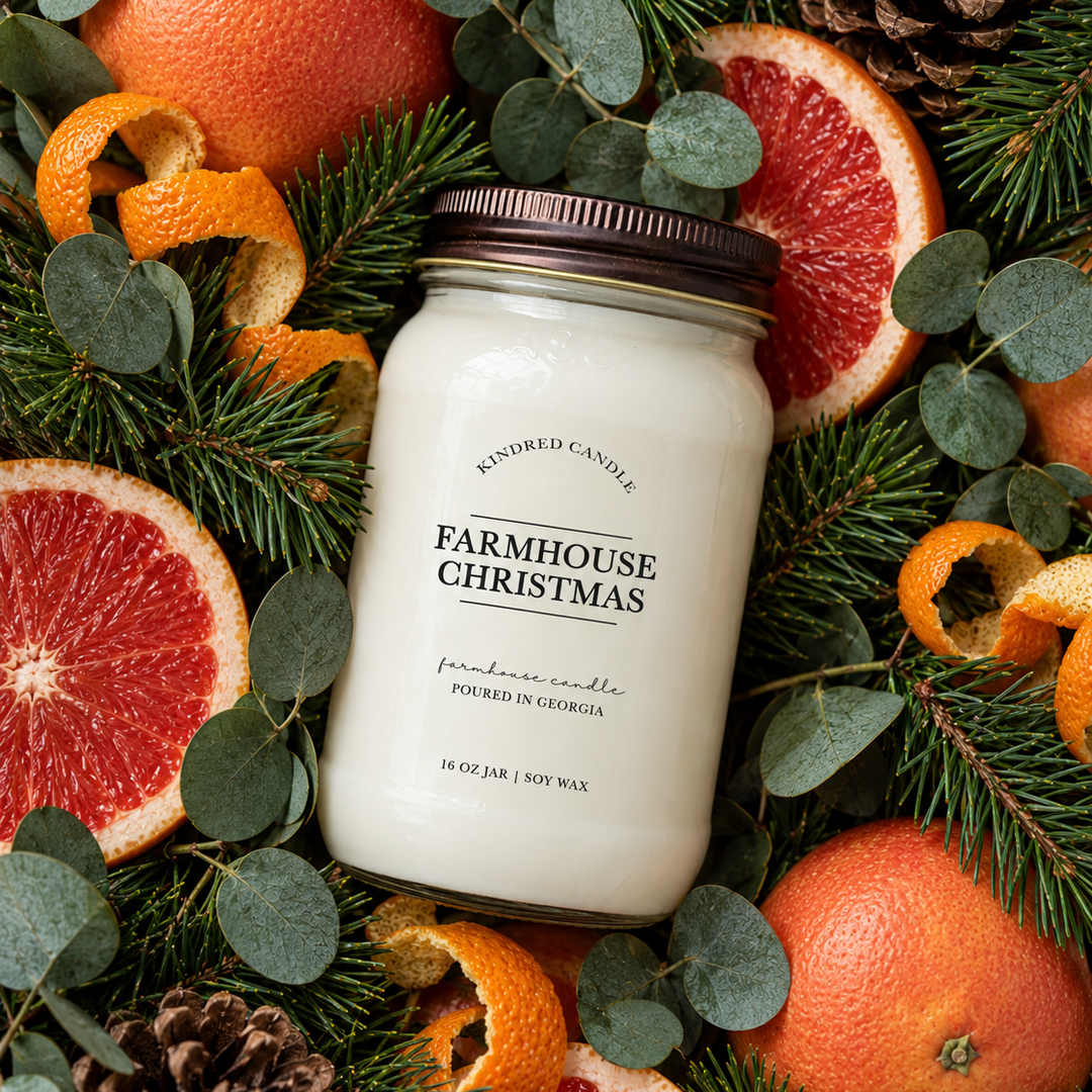 Farmhouse Christmas 16 oz
