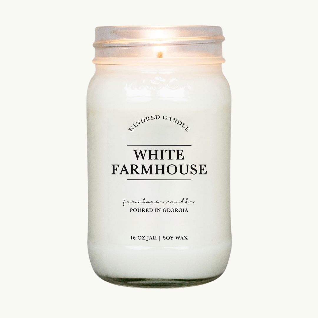 White Farmhouse 16 oz